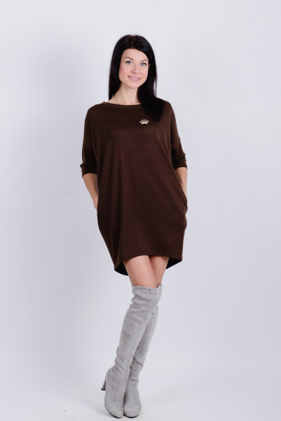 Купить Платье П 639 (коричн.) на Неженке