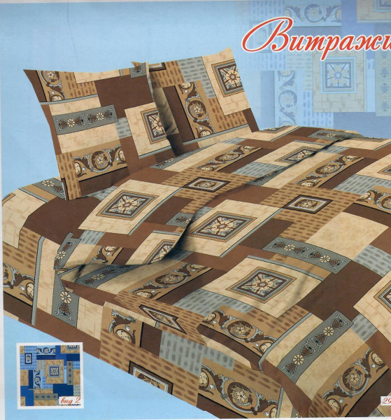 Купить Комплект постельного белья Витражи (бязь) на Неженке
