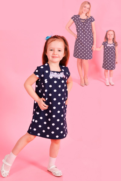 Купить Детское платье "Горошинка" ДП 577 Family look на Неженке